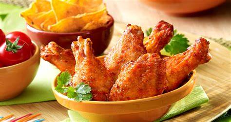 Ailes de poulets marinées au paprika (lot de 10) 9€