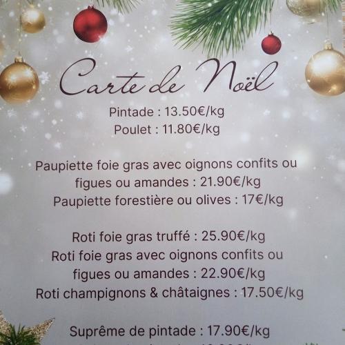 Produits festifs Noel 2025